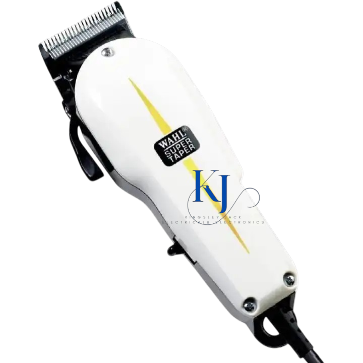 WAHL SUPER TAPER CLASSIC SERIES CORDED, ADJUSTABLE BLADES,RUST PROOF,HIGH PRECISION CHROME-PLATED BLADES,PROFFESIONAL V5000 VIBRATOR MOTOR FOR DURABILITY AND LONGEVITY.DESIGNED FOR ALL CLIPPER WORK.