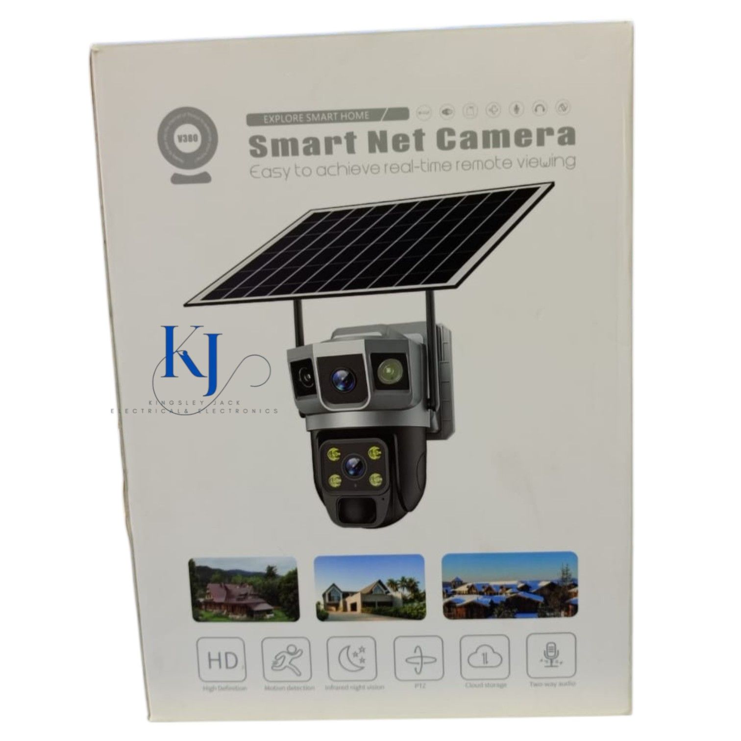 DUAL LENS SOLAR 4G PTZ SECURITY CAMERA V380 OUTDOOR WIRELESS CCTV WITH NIGHT VISION MOTION DETECTION NO WiFi NEEDED