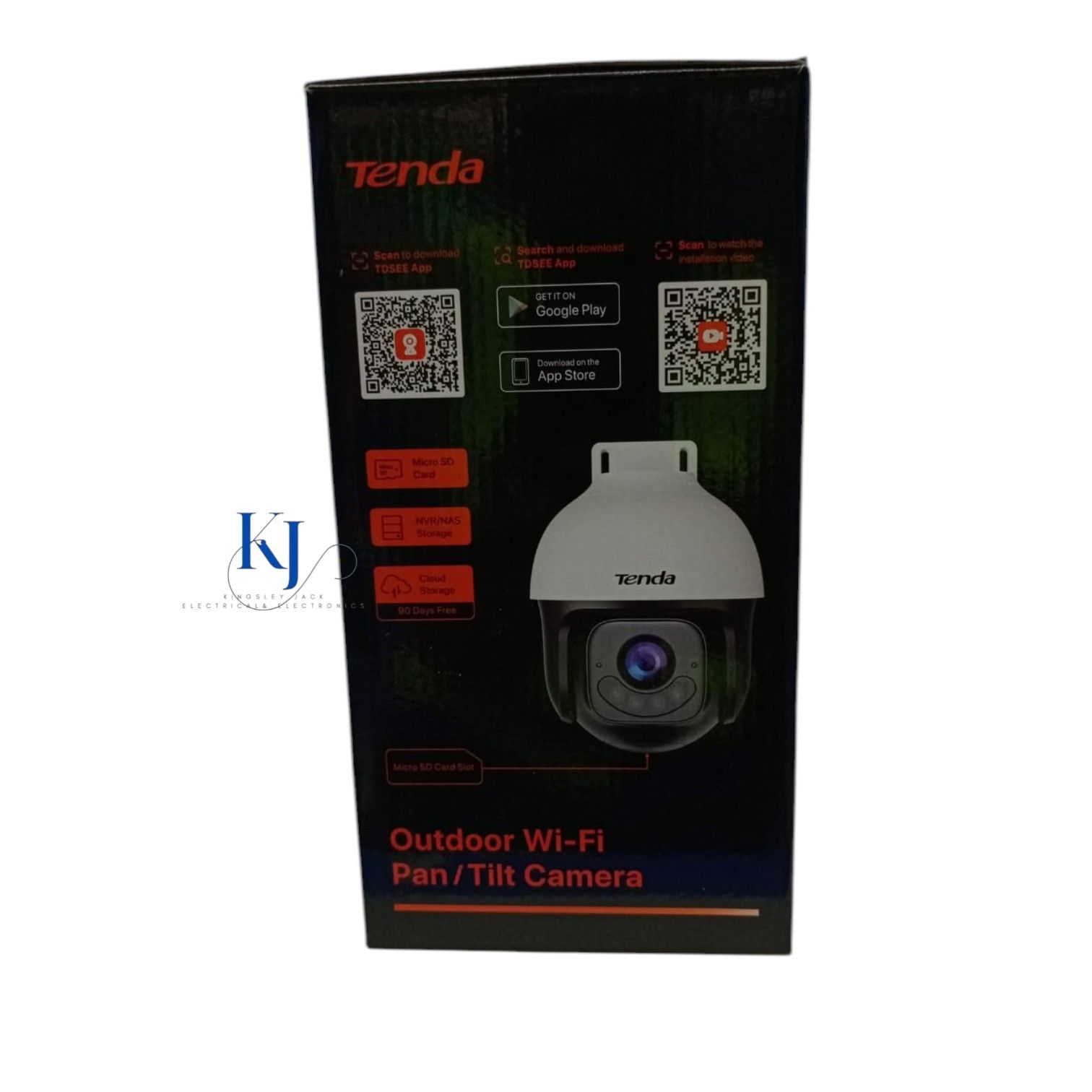 TENDA CH7 OUTDOOR SECURITY CAMERA 5MP 2K WIFI LAN IP CAMERA NIGHT VISION TWO WAY AUDIO WEATHERPROOF CCTV CAMERA