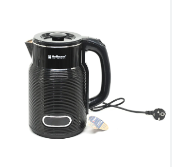 Hoffmans HM2551 2.5L Electric Kettle - Black Multi-Functional Electric Water & Milk Boiling Kettle Percolator  with a large capacity designed for fast heating and versatile use,