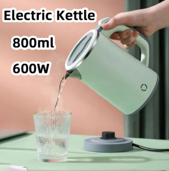 Pixel 2.5 Liters Electric Kettle Percolator Stainless Steel Anti Scalding Automatic Power Off - Light Green