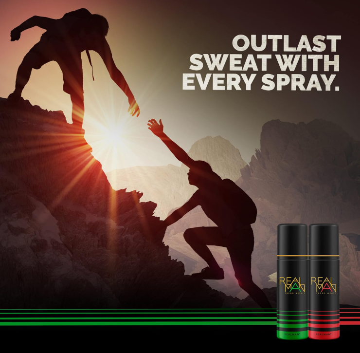 FOGG Real man Deodorant Spray Deodorant For Men, latest collection 150Ml - Fresh Spirit  and Mood awakening long lasting body sprays