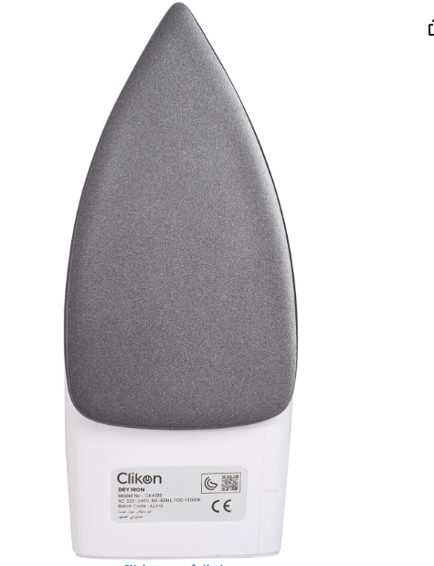 Clikon Teflon Coated Dry Iron Box-CK4133