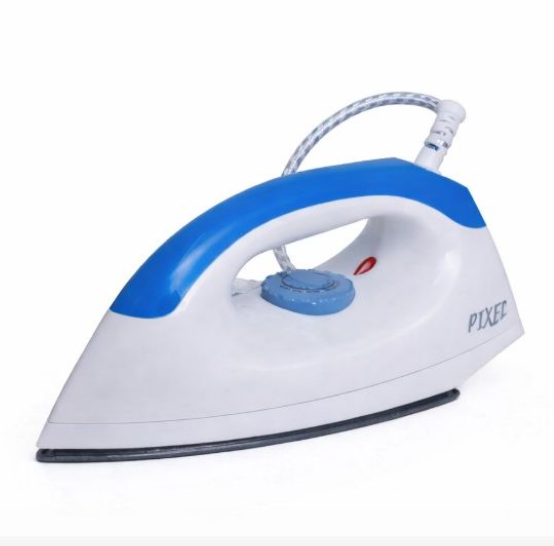 Pixel Dry Flat Iron -White & Blue smooth gliding on clothes