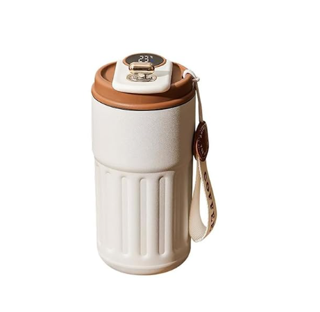 450ml Smart LED Temperature Display Coffee Mug - 316 Stainless Steel Vacuum Insulated Travel Thermos