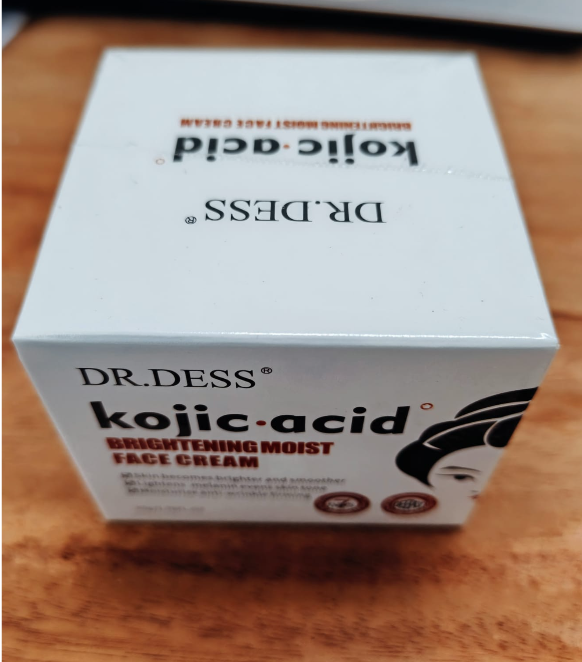 DR.DESS Kojic Acid Brightening Moist Face Cream Skin Brightening Hydrating Anti-Acne Reduces Dark Spots Smooth Nourishing Daily Moisturizer