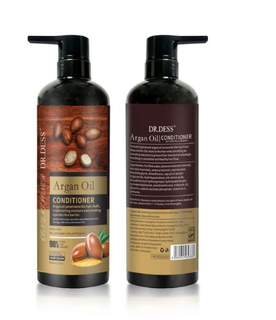 DR.DESS Argan Oil Hair Conditioner Deepl conditioner Moisturizer Perfect For Damaged, Dry, Curly, Frizzy Hair Thickening Formula For Fine Hair