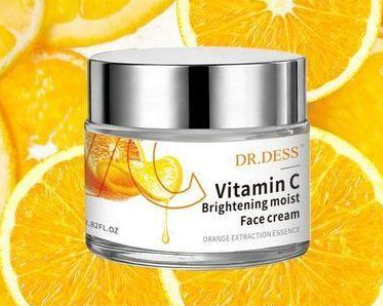 DR.DESS Vitamin C Moisturizing Face Cream With Ingredients like, Vitamin C and glycerin, hydrates, rejuvenates and brighten the skin ,offering a smooth and glowing appearance 50g