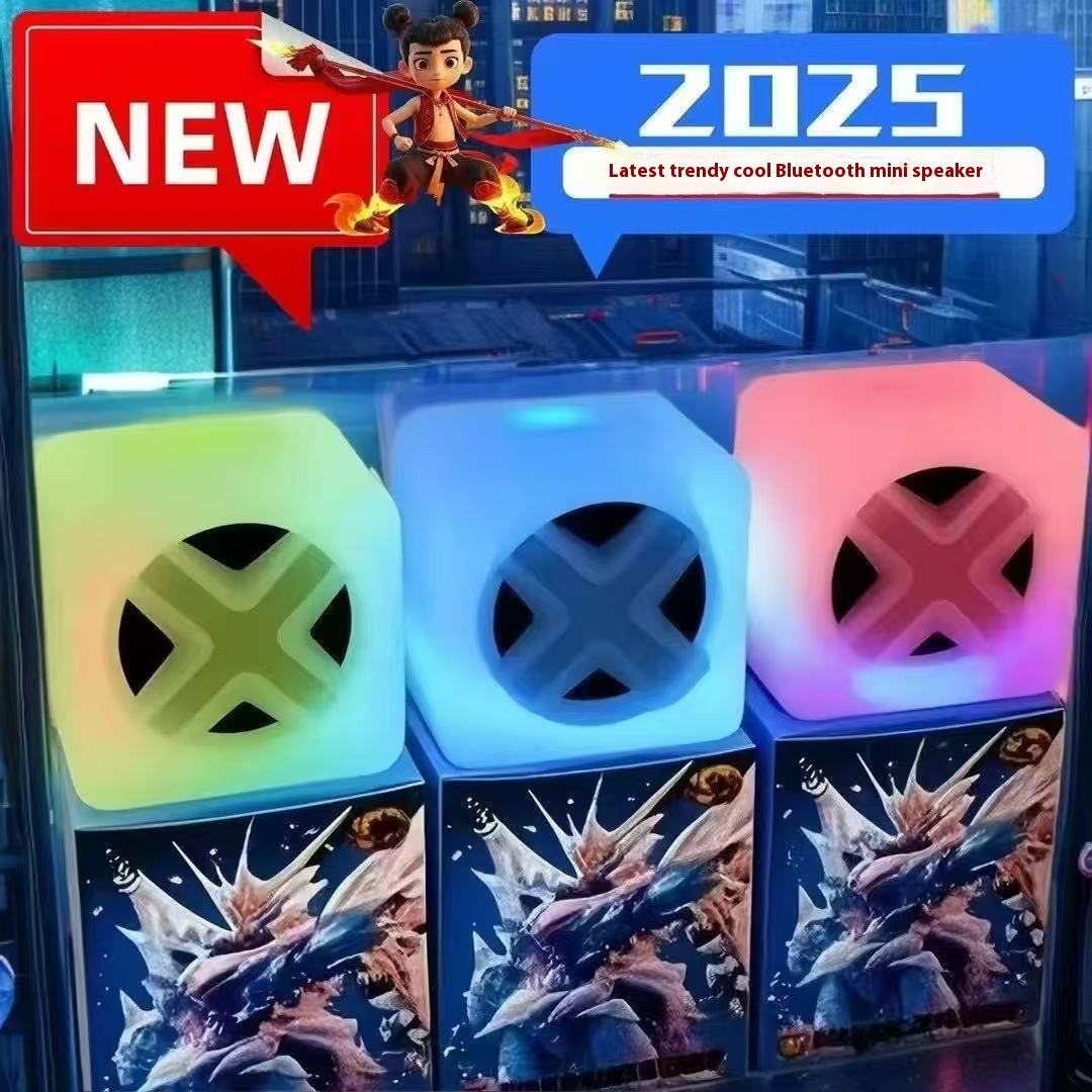 Mecha Speaker X2-01 bluetooth Stereo for Bluetooth Speaker RGB Lighting High Sound Quality Subwoofer for Home Outdoor Use Portable Speaker.