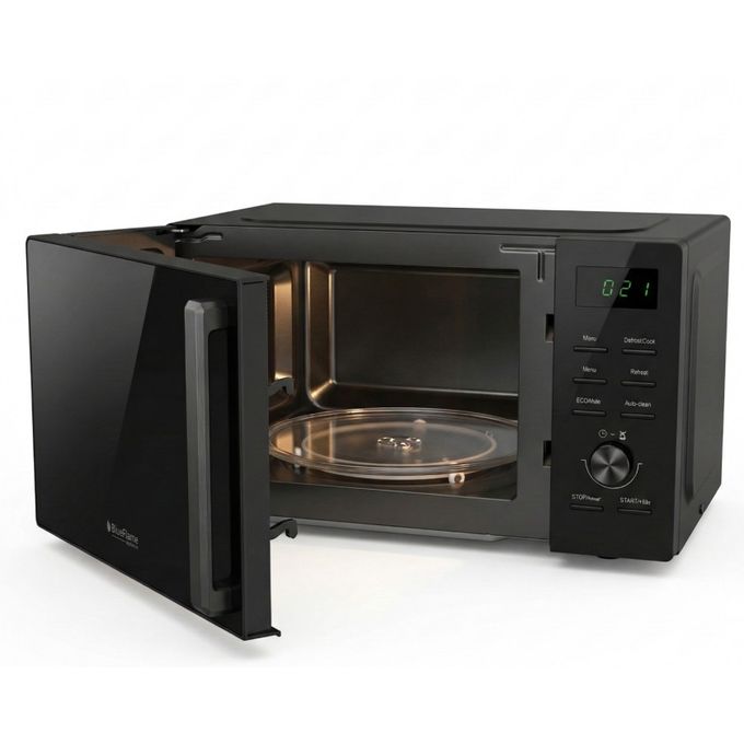 Blueflame 20L Digital Microwave Oven With Auto-Cook & Quick Defrost - Black