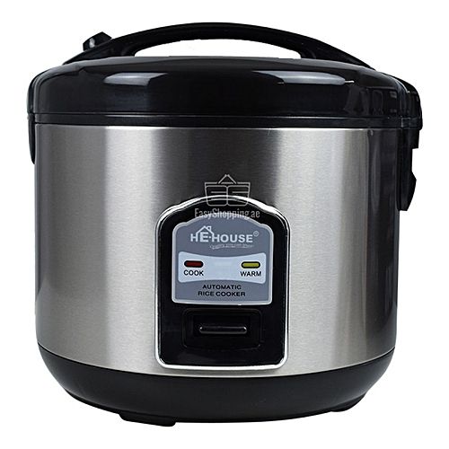 HE-HOUSE 2.5 Liters Metal  Metal Rice Cooker