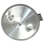 HTH 7 Liters Pressure Cooker Aluminum for Household, Super-pressure Cooker Secure Cooker ware, Silver