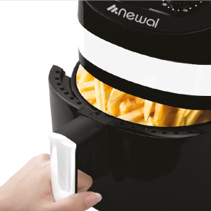 Newal 8L  Portable  Air Fryer FRY-5115 –Silver / Black