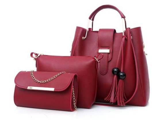 Mateamoda 3 PCS Women Bags Ladies Bags Handbags Purse Shoulder Bags Tote Bags Hobo Bags