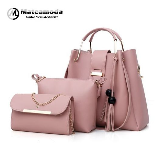 Mateamoda 3 PCS Women Bags Ladies Bags Handbags Purse Shoulder Bags Tote Bags Hobo Bags
