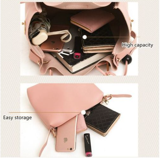 Mateamoda 3 PCS Women Bags Ladies Bags Handbags Purse Shoulder Bags Tote Bags Hobo Bags