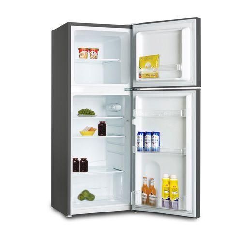 Roch RFR -175DT-W 160 Liters Double Door Top Freezer Defrost Fridge 142 Net Liters, ? Inox(2YRS WRTY)