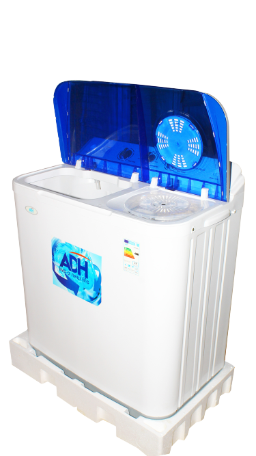 ADH 10Kg Twin Tub / Top Loader Washing Machine - White (3YRS WRTY)
