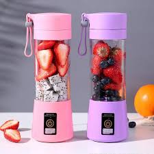 Portable USB Rechargeable Mini Juicer Blender - 380ml