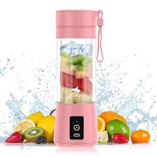 Portable USB Rechargeable Mini Juicer Blender - 380ml
