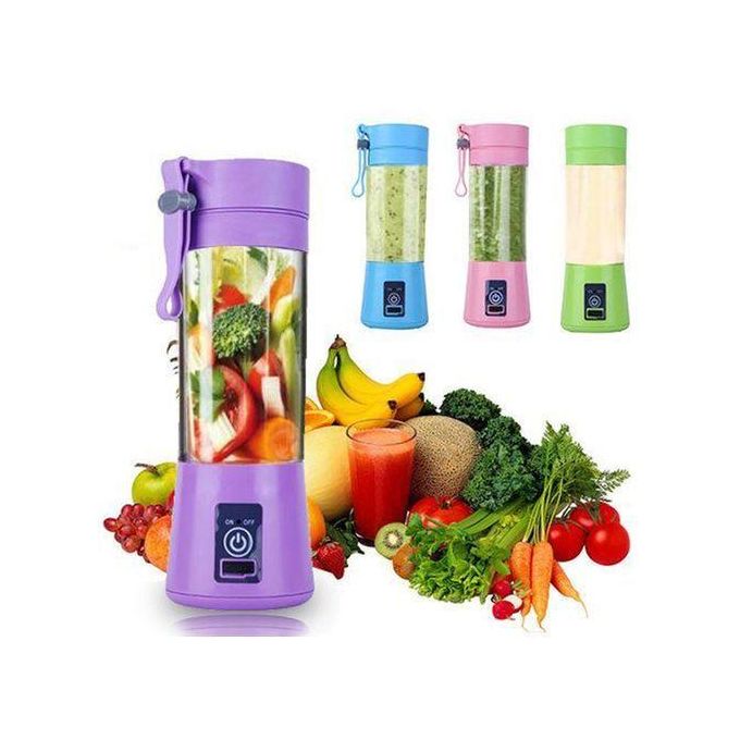 Portable USB Rechargeable Mini Juicer Blender - 380ml