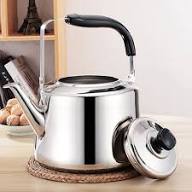 3L Stainless Steel Whistling Stovetop large capacity Kettle - Silver