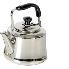 3L Stainless Steel Whistling Stovetop large capacity Kettle - Silver