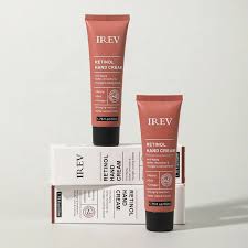 IREV Retinol Hand Cream Anti-Aging Moisturizing Hand Lotion with Collagen and Gold, Repairs Dry Hands, Smooths Skin and Strengthens Nails & Cuticles 50ml
