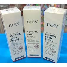 IREV Retinol Hand Cream Anti-Aging Moisturizing Hand Lotion with Collagen and Gold, Repairs Dry Hands, Smooths Skin and Strengthens Nails & Cuticles 50ml