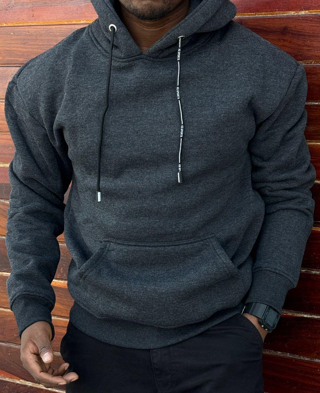 Unisex Plain Hoodie Sweatshirt Comfortable Casual Pullover Hoodie for Men and Women Warm Soft Everyday Streetwear Hoodie Durable Fashion Sweatshirt for Travel Gym and Daily Wear Sizes L to 3XL