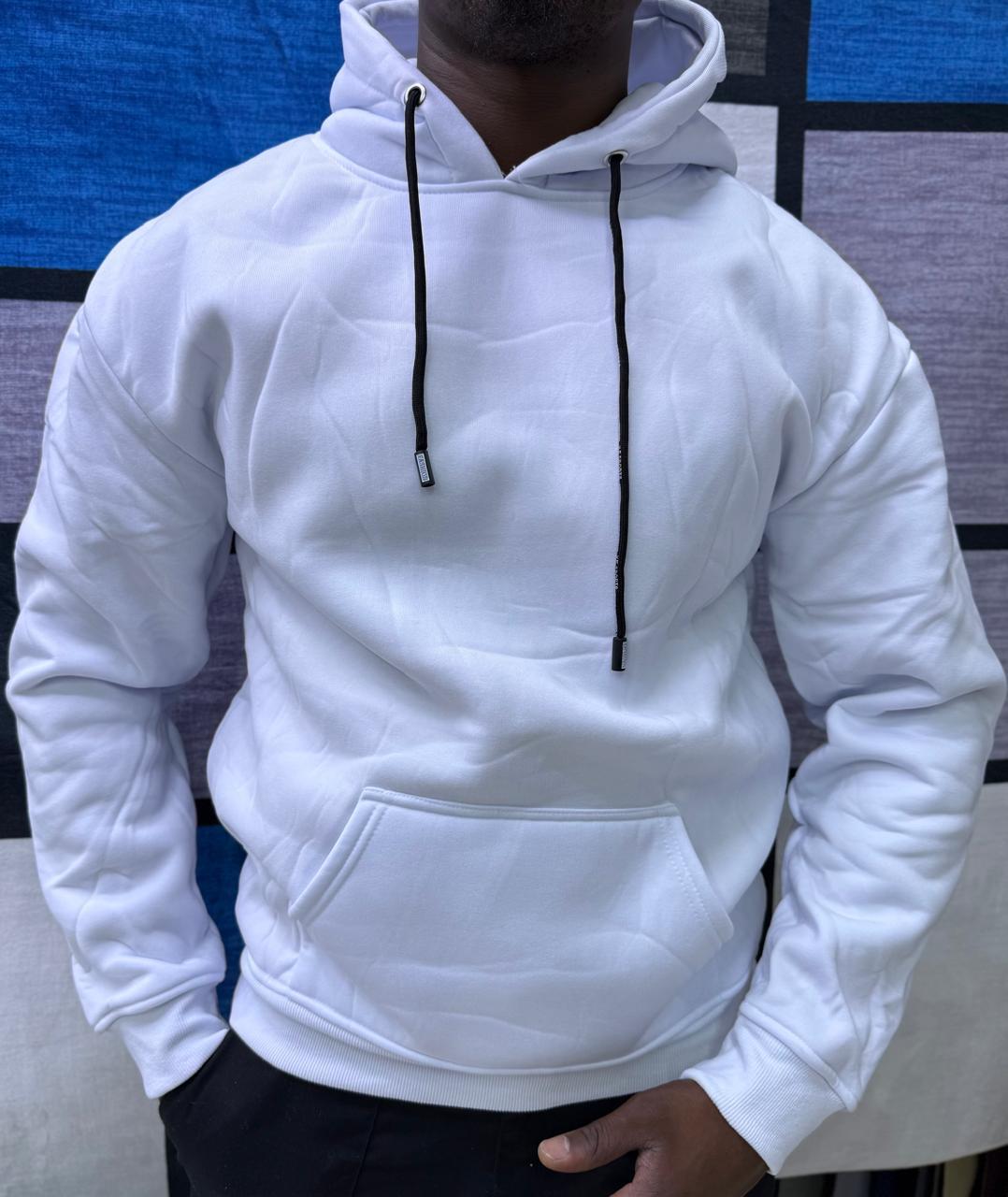 Unisex Plain Hoodie Sweatshirt Comfortable Casual Pullover Hoodie for Men and Women Warm Soft Everyday Streetwear Hoodie Durable Fashion Sweatshirt for Travel Gym and Daily Wear Sizes L to 3XL