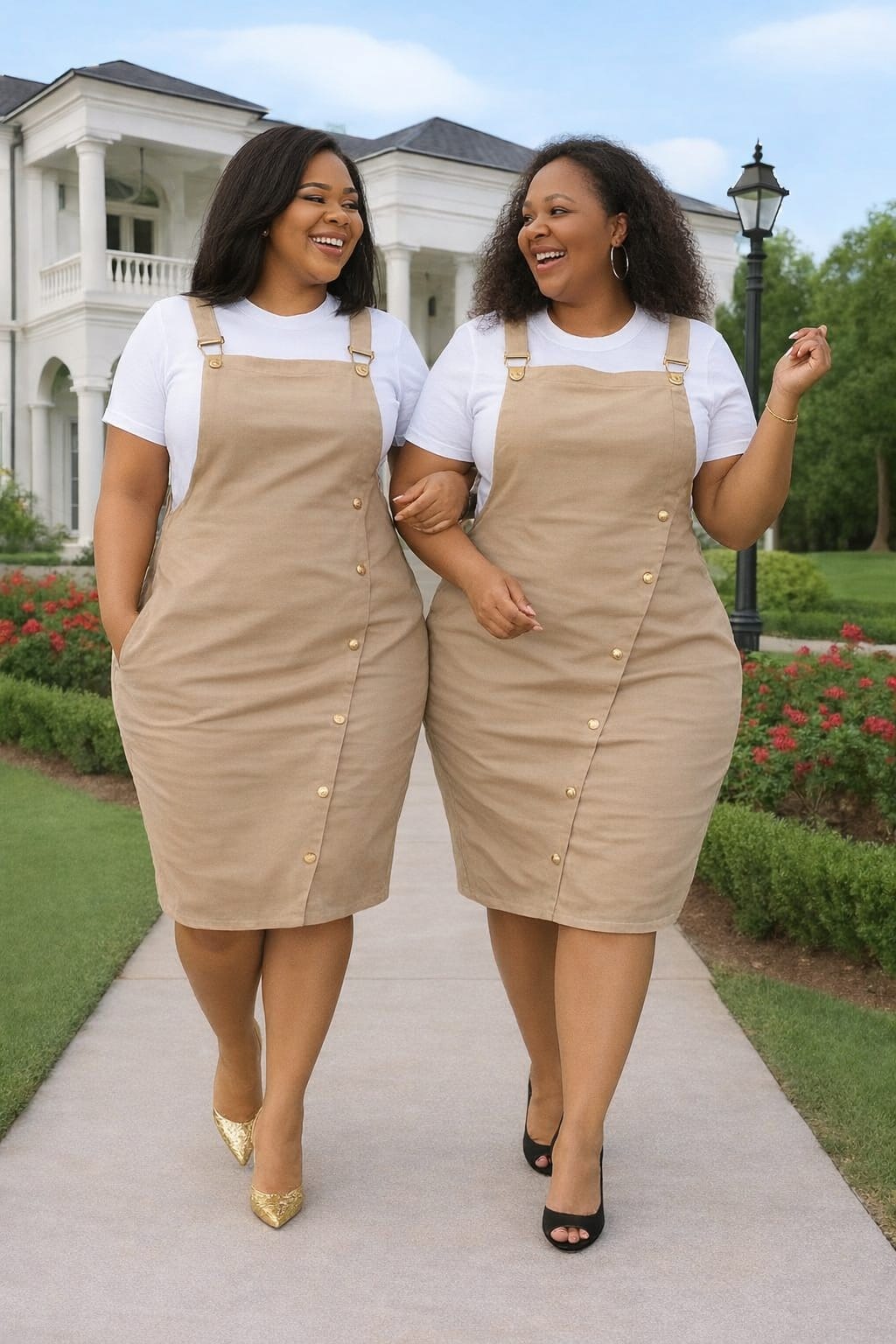 Women Two-Piece Dungaree Set Stylish Top and Overalls Casual Outfit Comfortable Ladies Denim or Cotton Dungaree Set Perfect for Everyday Wear Work Travel and Weekend Fashion Sizes M to 2XL