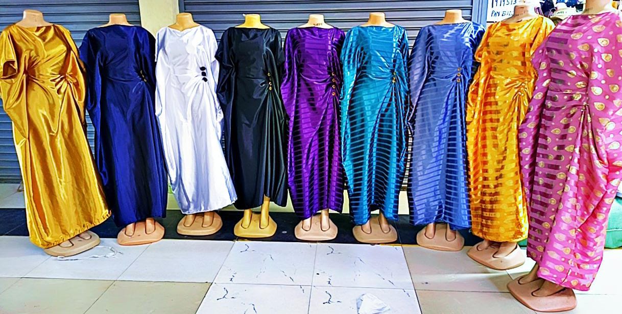 Women Kaftan Dera Dress Adjustable Free Size Maxi Dress Loose Comfortable Kaftan with Inner Button Fit Stylish Modest Ladies Outfit for Home Casual Wear Travel Fits M to 6XL Up to Size 52