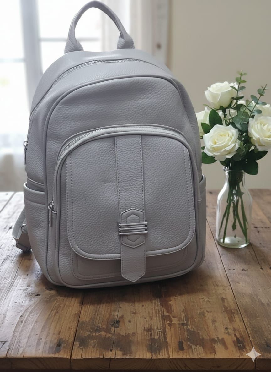 Leather Laptop Backpack High Quality Unisex Bag Stylish Durable Genuine PU Leather Backpack Spacious Work School Travel Bag Fits Laptop Comfortable Shoulder Straps Everyday Use