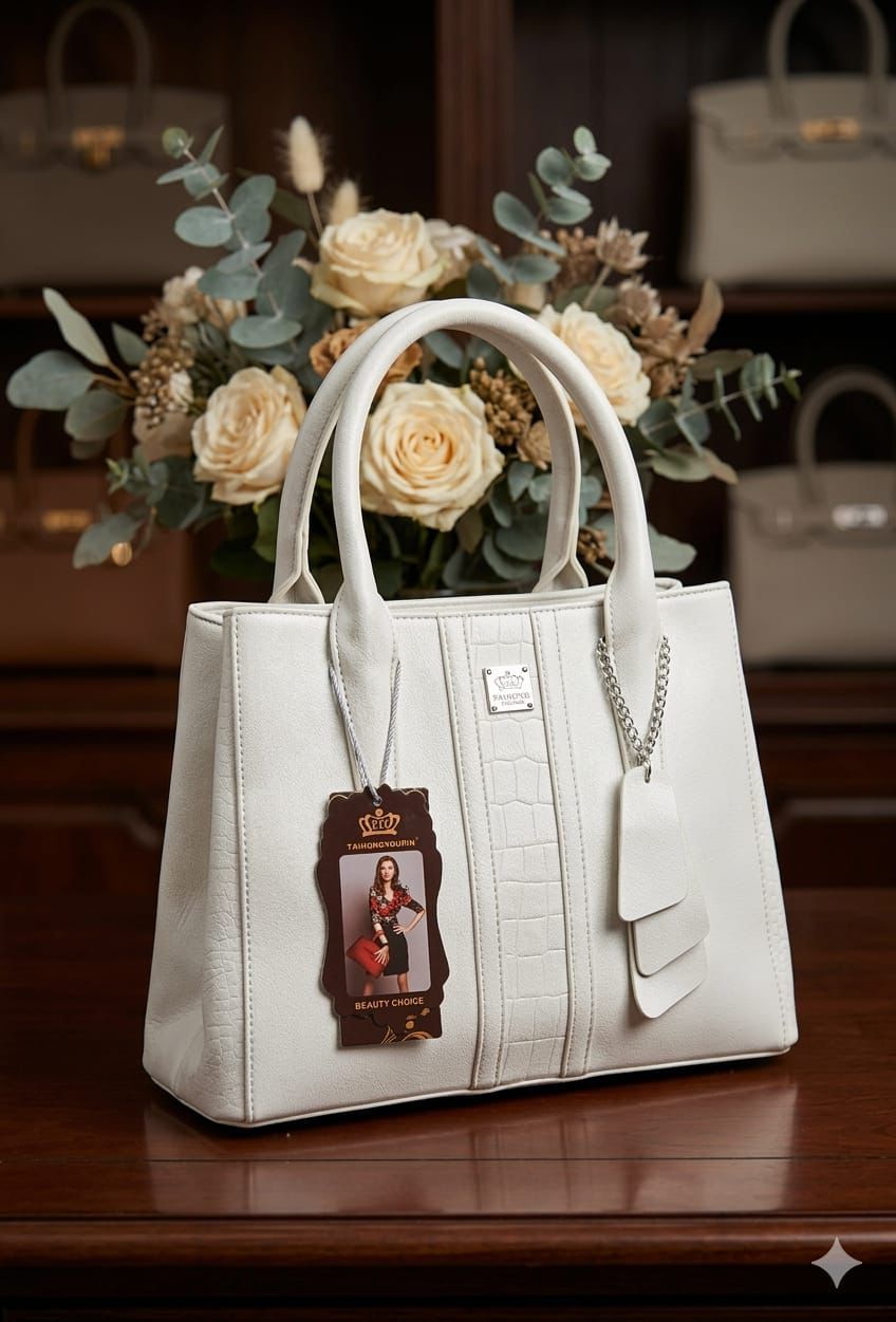 Women Single PU Leather Handbag Stylish Ladies Shoulder Bag Elegant Tote Bag Good Quality Durable Fashion Handbag for Work Travel Office Casual Everyday Use Spacious Design