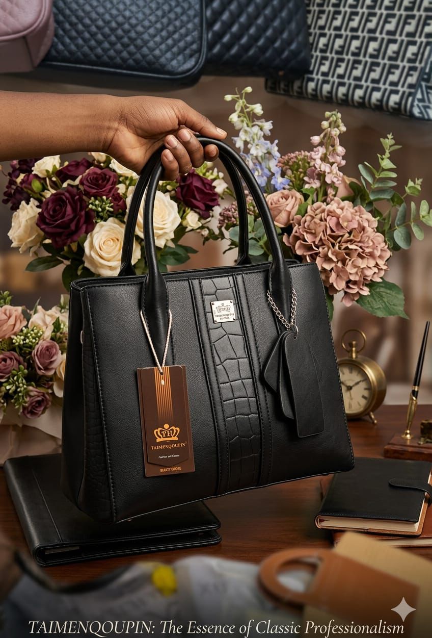 Women Single PU Leather Handbag Stylish Ladies Shoulder Bag Elegant Tote Bag Good Quality Durable Fashion Handbag for Work Travel Office Casual Everyday Use Spacious Design