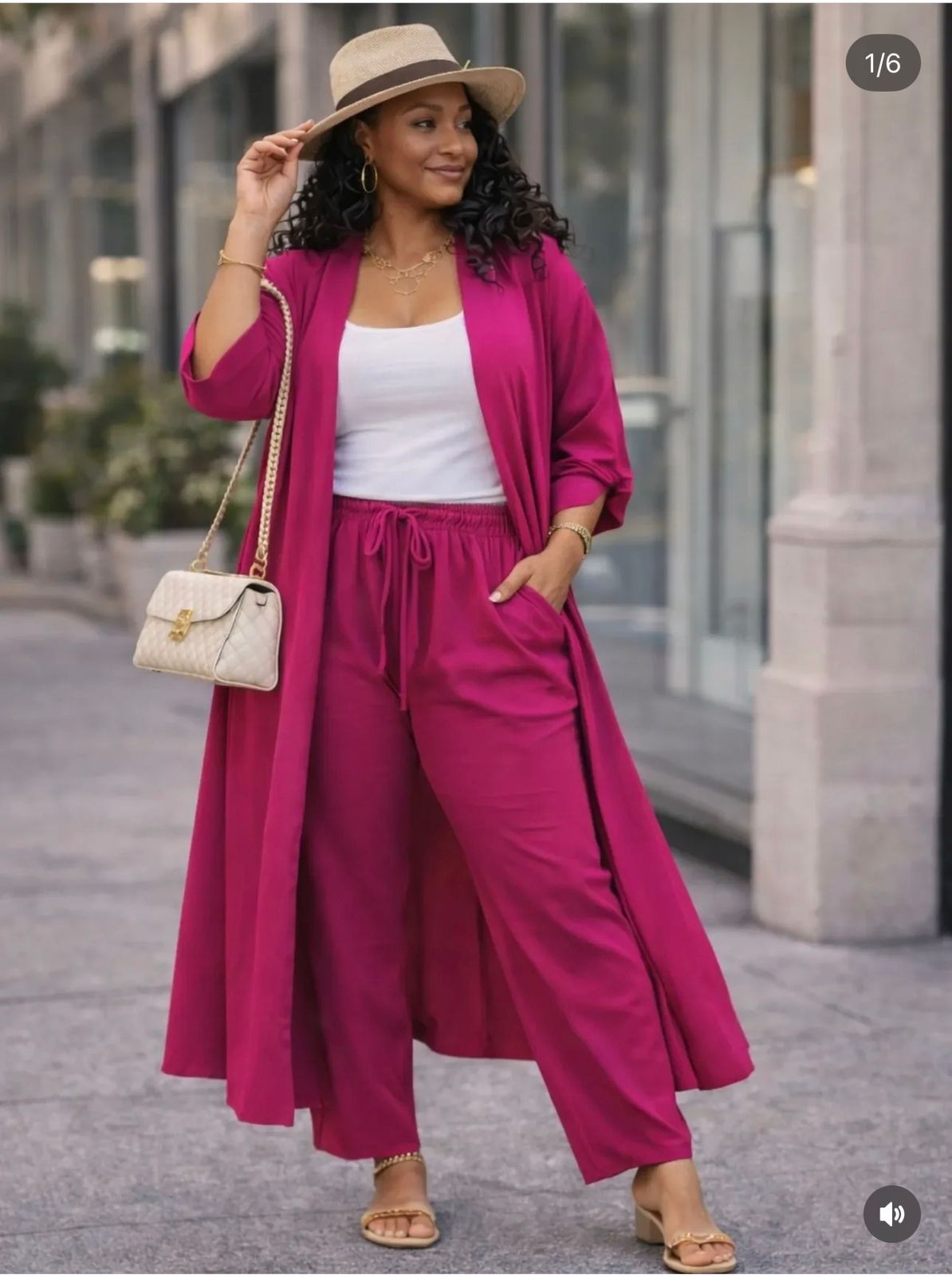 Women 3 Piece Kimono Set Matching Top Trousers and Kimono Outfit Stylish Ladies Co-ord Set Comfortable Casual Elegant Fashion Wear for Travel Office Everyday Look Sizes M to XXL