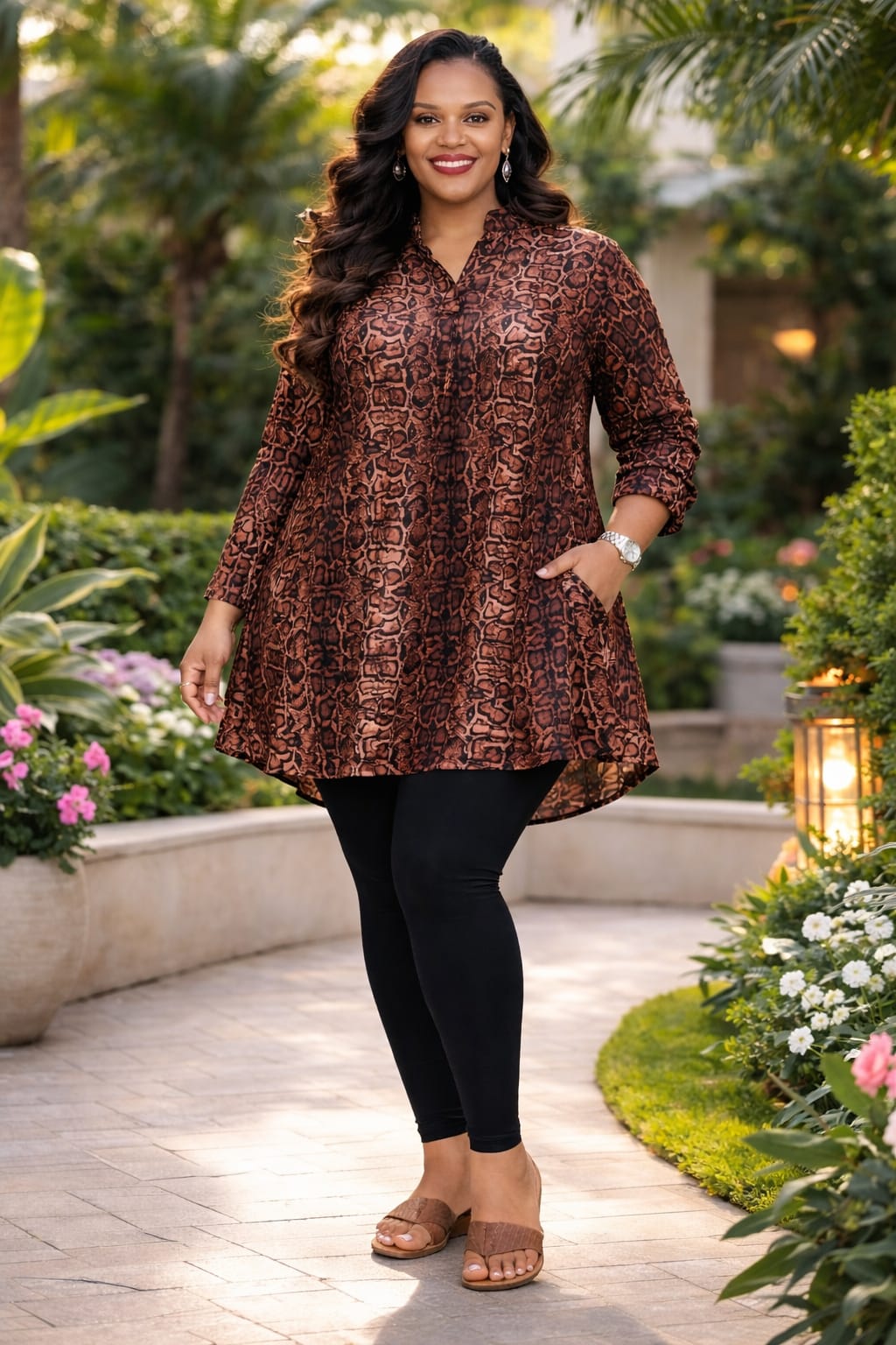 Women Free Size Cotton Top and Tight Set Comfortable Stretch Leggings and Loose Fit Top Stylish Ladies Casual Outfit for Travel Home Gym Everyday Wear Soft Breathable Fabric