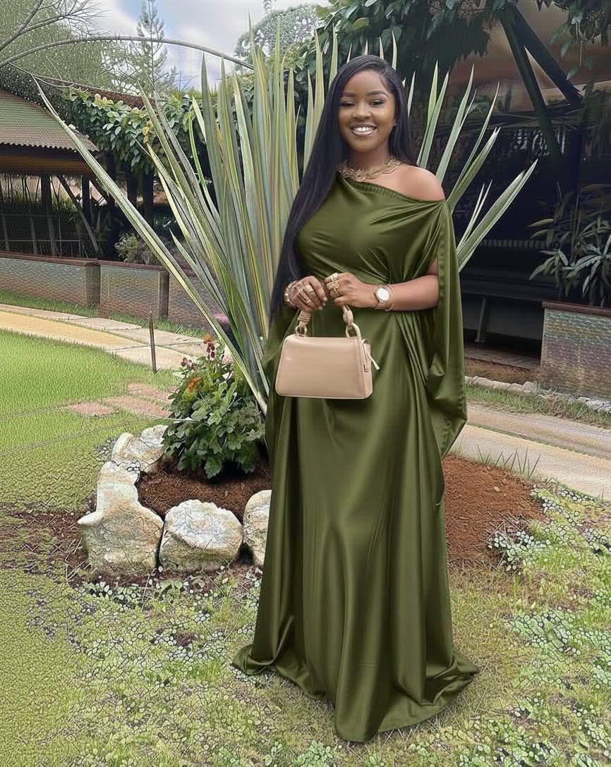 Women Kaftan Dera Free Size Adjustable Belt Maxi Dress Elegant Flowy Loose Fit Comfortable Stylish African Wear Premium Quality Outfit Sizes 44 to 54