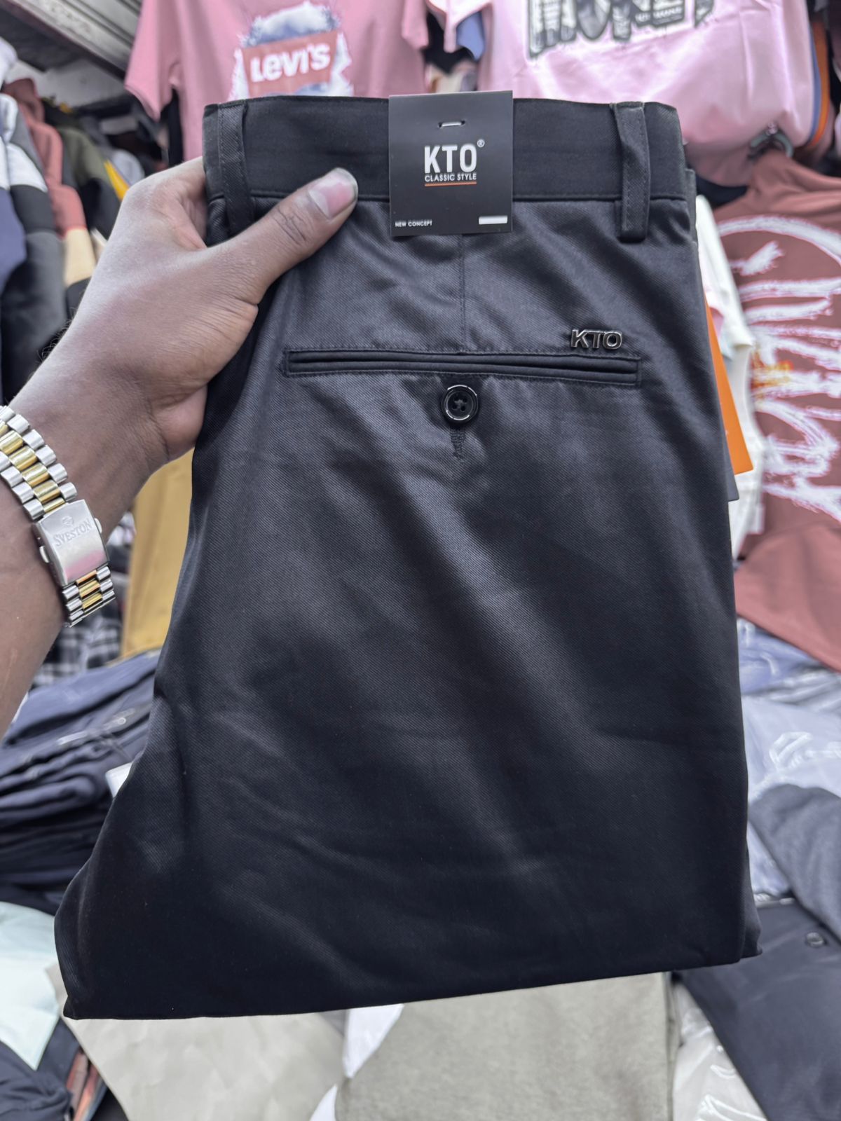 Men Official Khaki Trousers Smart Casual Pants Premium Quality Durable Comfortable Office Wear Stylish Formal Trousers Breathable Fabric Sizes 30 to 38