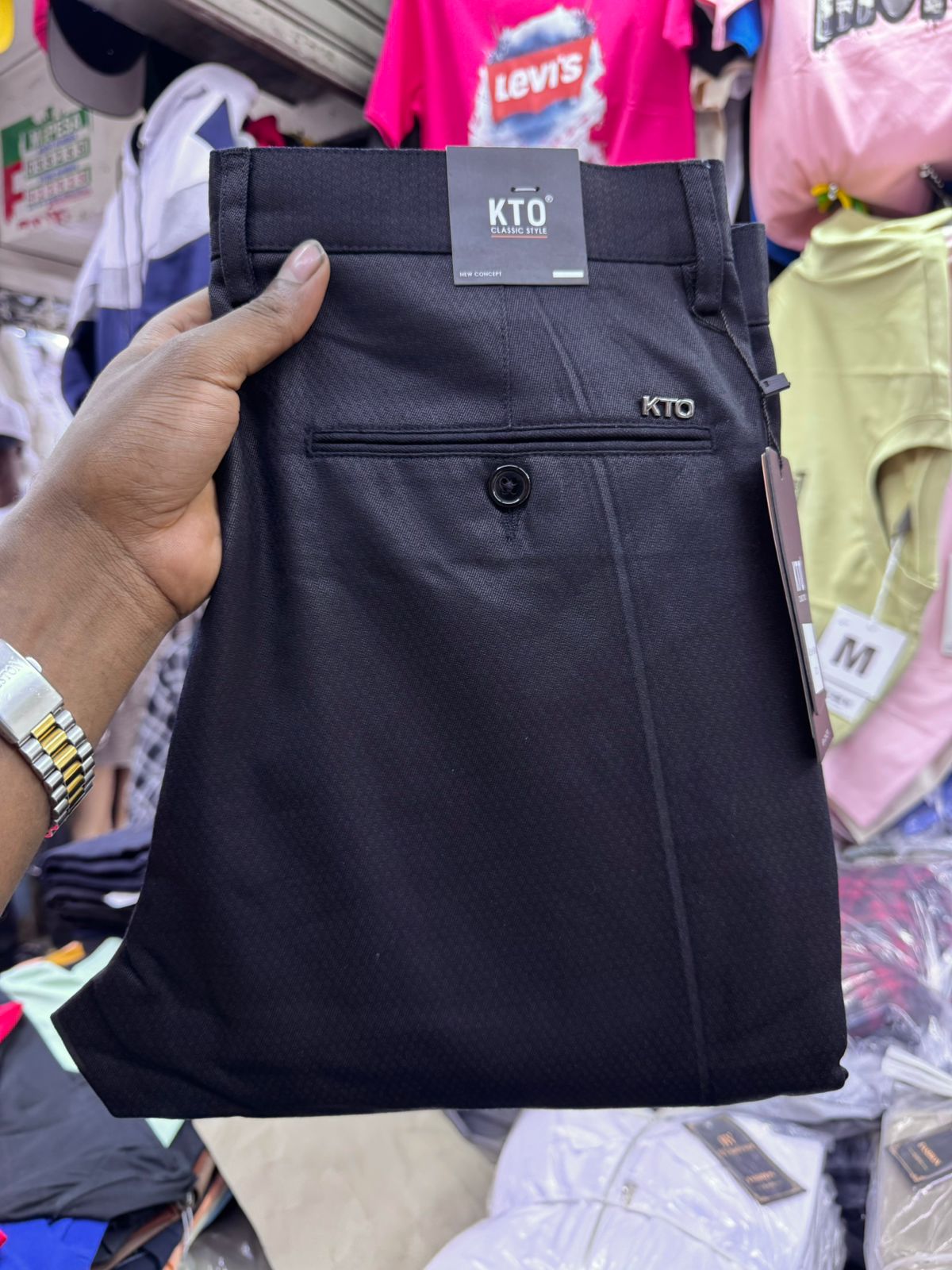 Men Official Khaki Trousers Smart Casual Pants Premium Quality Durable Comfortable Office Wear Stylish Formal Trousers Breathable Fabric Sizes 30 to 38