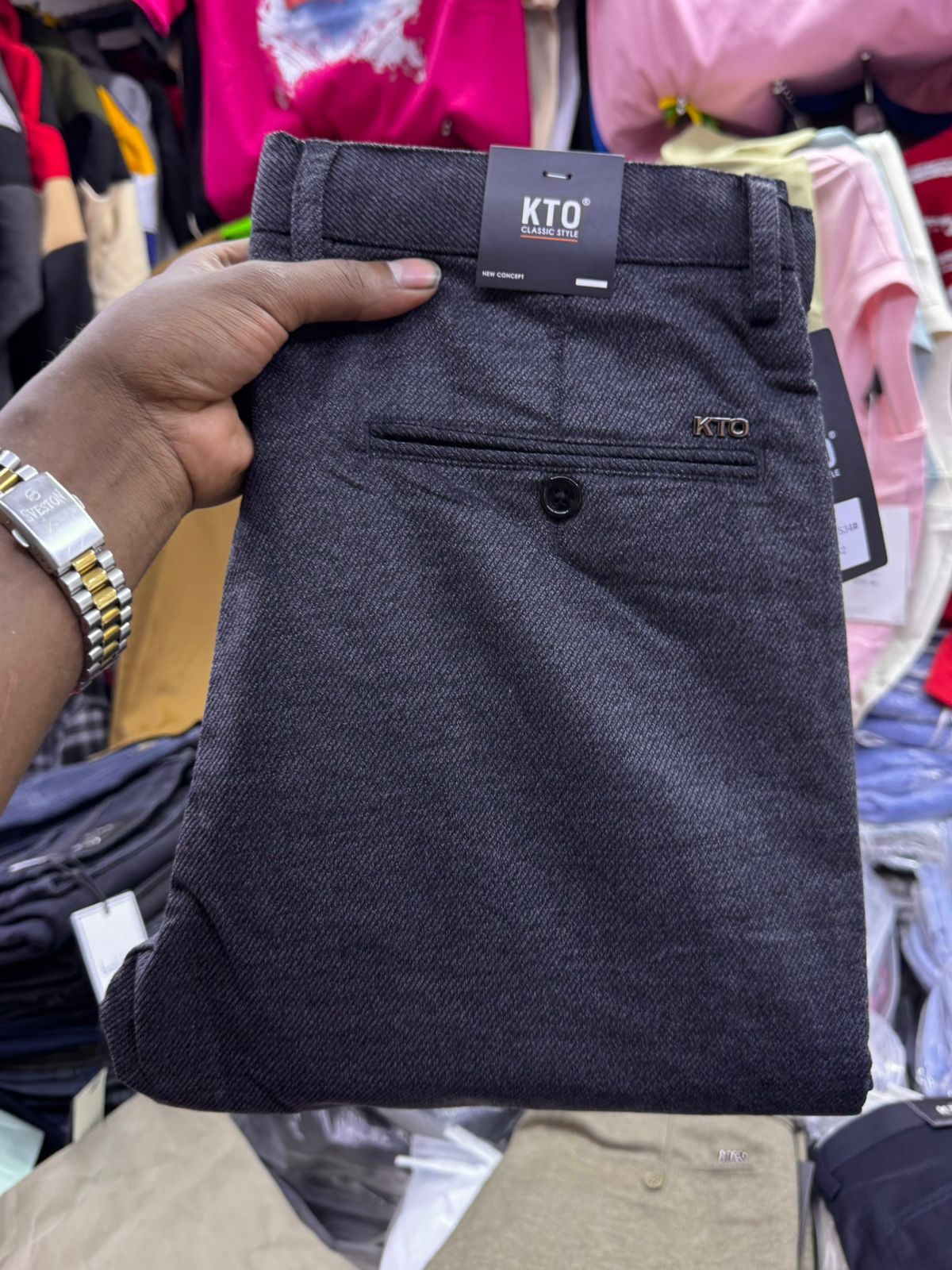 Men Official Khaki Trousers Smart Casual Pants Premium Quality Durable Comfortable Office Wear Stylish Formal Trousers Breathable Fabric Sizes 30 to 38