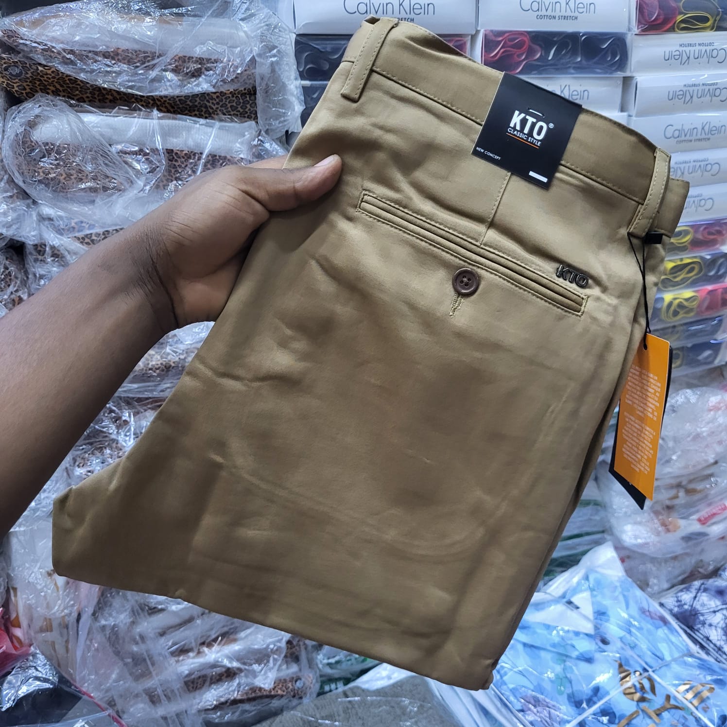 Men Official Khaki Trousers Smart Casual Pants Premium Quality Durable Comfortable Office Wear Stylish Formal Trousers Breathable Fabric Sizes 30 to 38