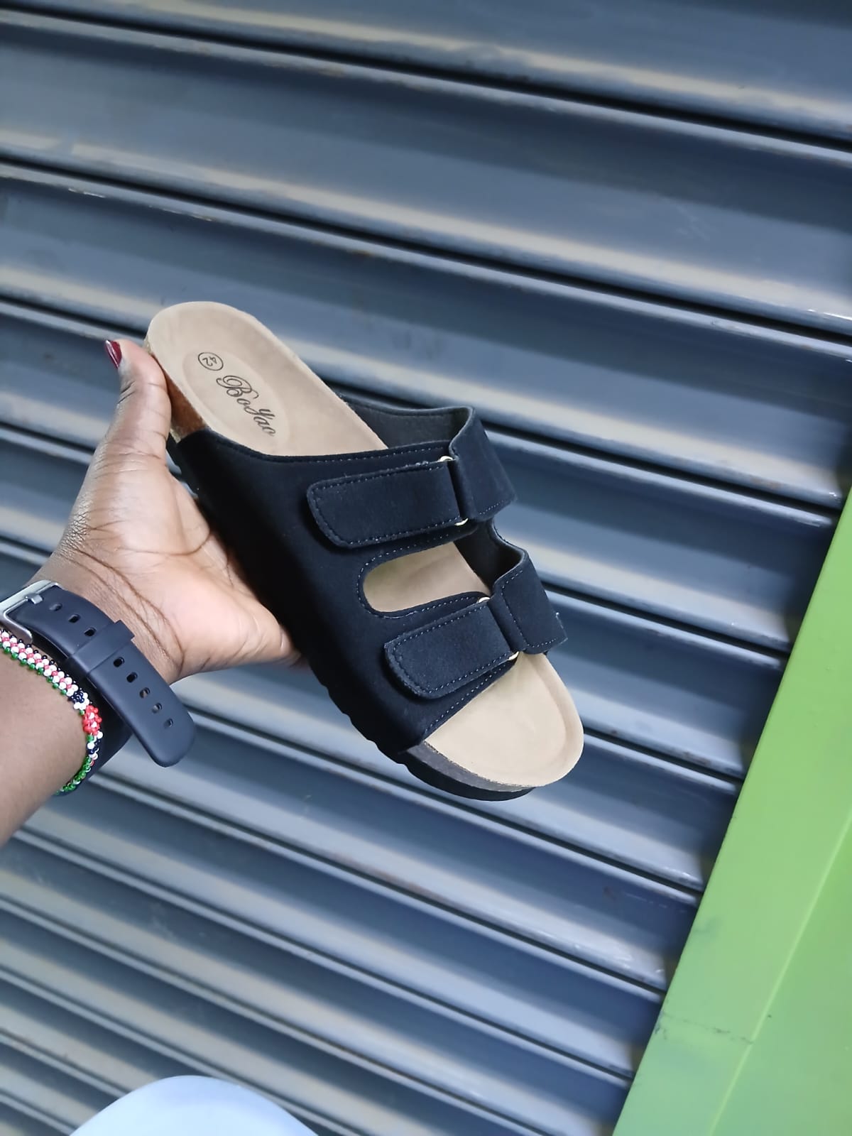 Unisex Suede Open Sandals Comfortable Casual Slip On Shoes for Men and Women Lightweight Durable Fashion Footwear Non Slip Sole Everyday Wear Sizes 37 to 42