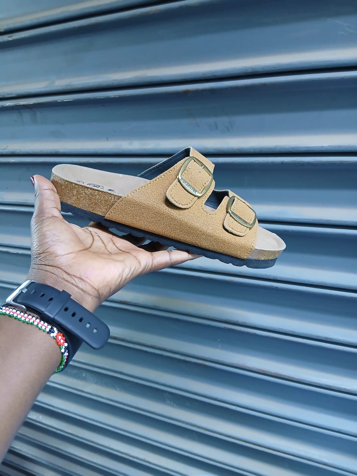 Unisex Suede Open Sandals Comfortable Casual Slip On Shoes for Men and Women Lightweight Durable Fashion Footwear Non Slip Sole Everyday Wear Sizes 37 to 42