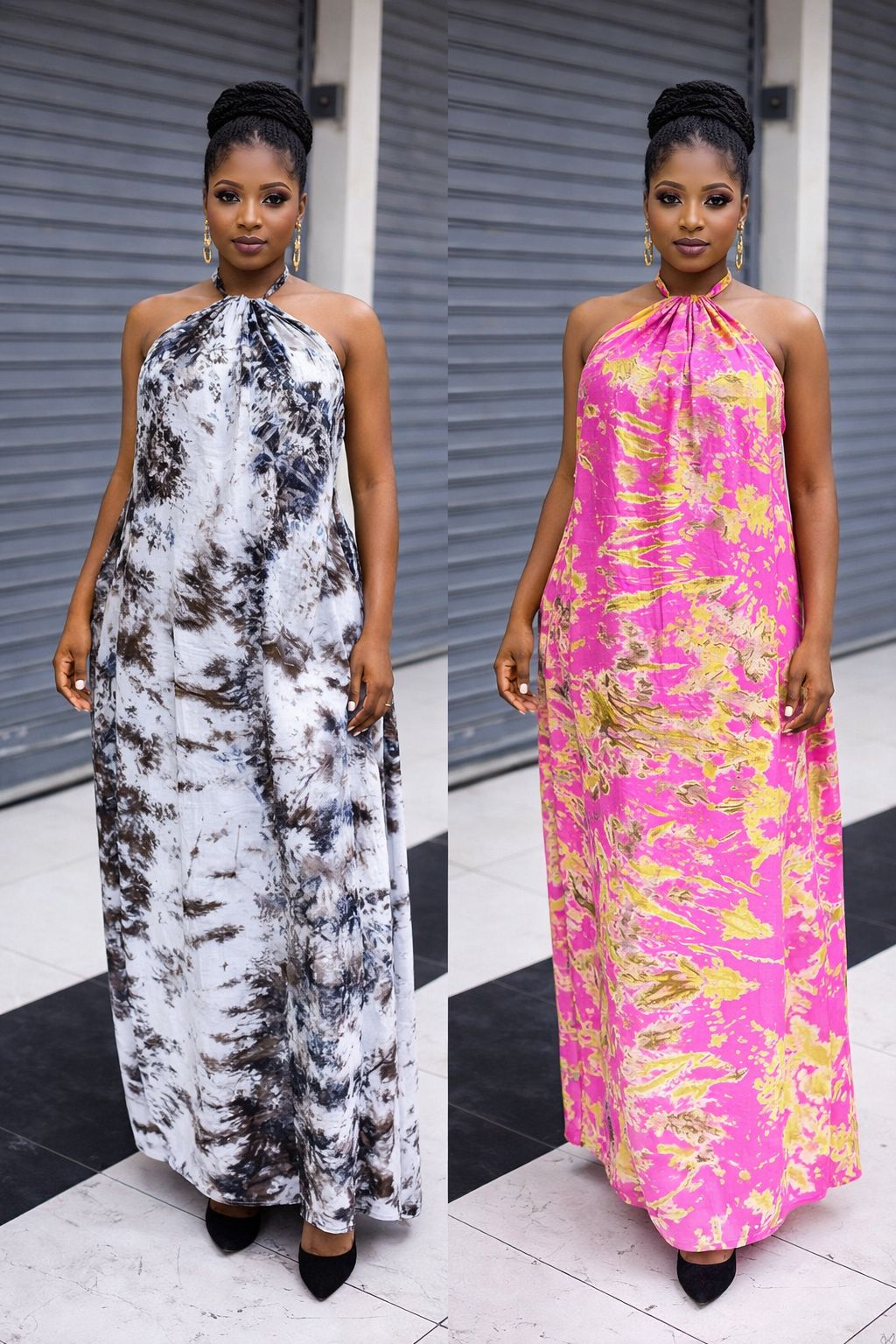 Women Backless Dera Free Size Maxi Dress Long Flowy Kaftan Comfortable Breathable Fabric Elegant Stylish Casual Wear Quality Ladies Outfit One Size Fits Most