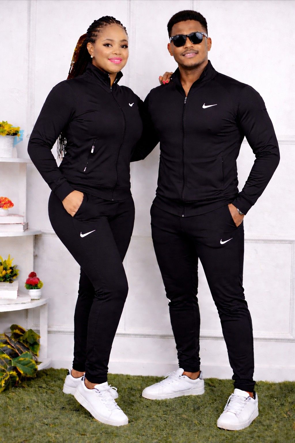 Unisex Joggers Set 2 Piece Tracksuit Hoodie and Sweatpants Comfortable Casual Wear Stylish Streetwear Soft Fabric Everyday Outfit Men Women Sizes M to 2XL