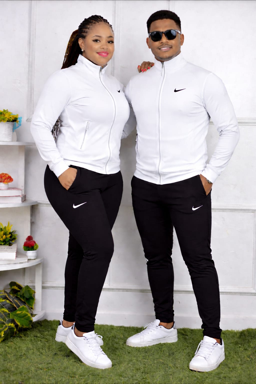 Unisex Joggers Set 2 Piece Tracksuit Hoodie and Sweatpants Comfortable Casual Wear Stylish Streetwear Soft Fabric Everyday Outfit Men Women Sizes M to 2XL