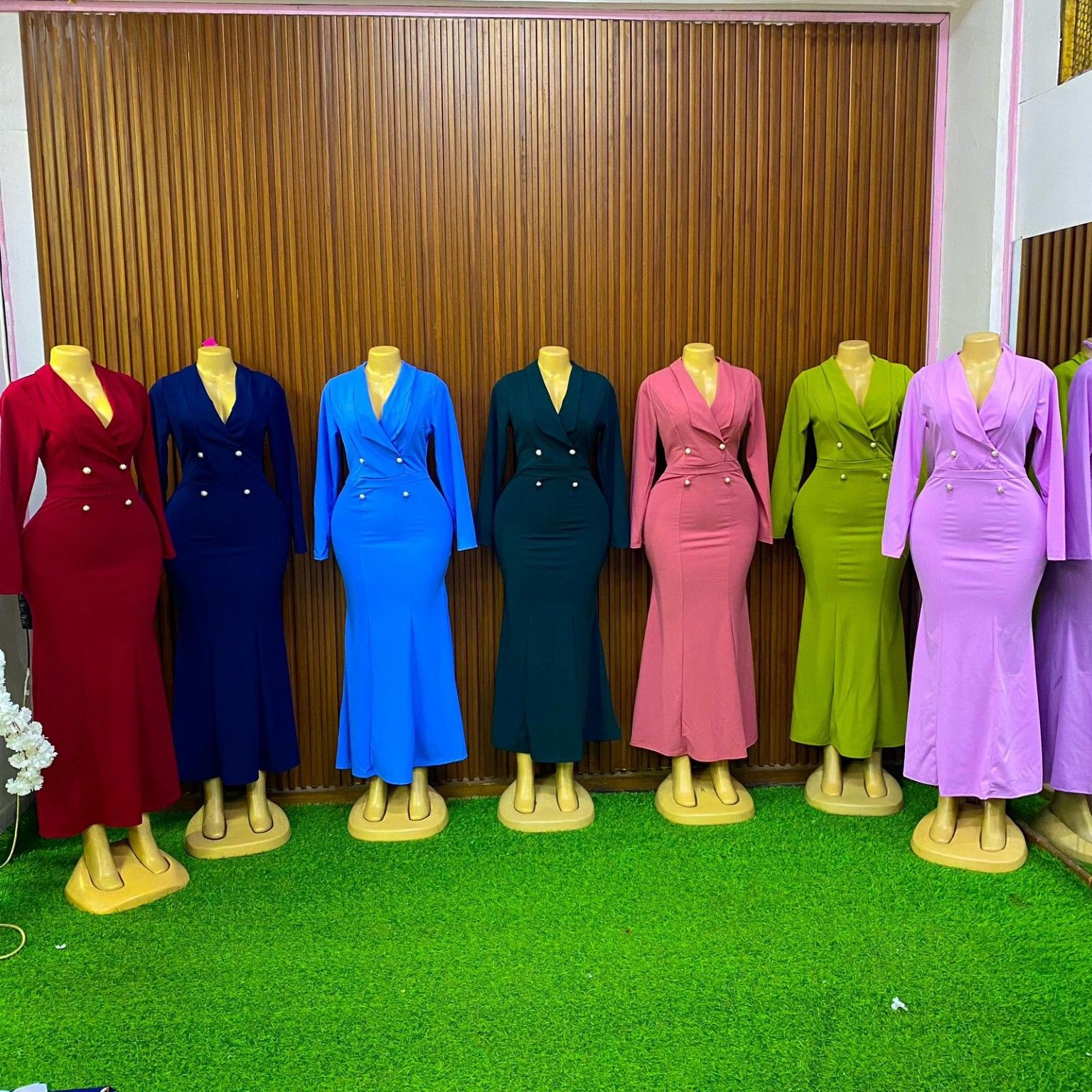 Women Official Dresses Elegant Office Wear Stylish Bodycon Midi Dress Slight Stretch Comfortable Formal Outfit Workwear Ladies Fashion Sizes M to 2XL