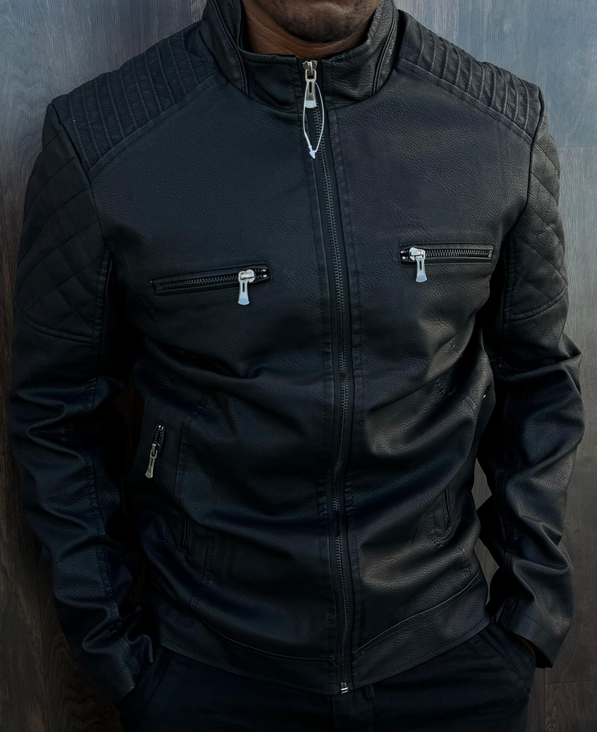 Men Genuine Leather Jacket Premium Quality Stylish Biker Jacket Durable Warm Fashion Outerwear Classic Casual Wear Heavy Duty Leather Coat Sizes 2XL to 4XL